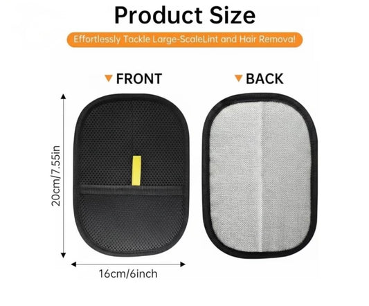 Pet Hair Removal Gloves (Pack of 2)